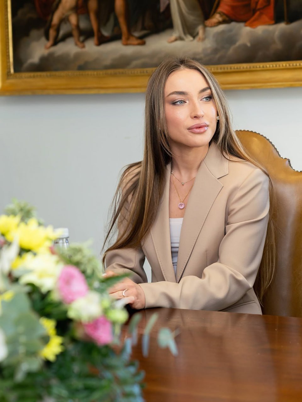 Alyona Əliyeva Vatikan səfərindən paylaşım edib