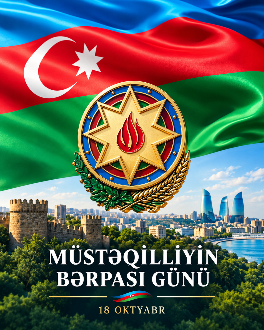 18 Oktyabr – Azərbaycanın Müstəqilliyinin Bərpası Günüdür 18 Oktyabr – Azərbaycanın Müstəqilliyinin Bərpası Günüdür