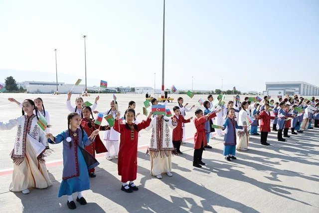 Leyla Əliyeva Türkmənistana səfərə gedib
