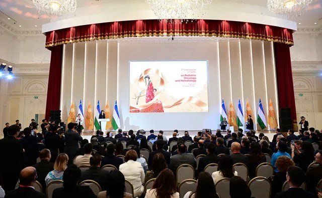 Leyla Əliyeva Səmərqənddə Uşaq Onkologiyası üzrə II Beynəlxalq Konqresin açılışında iştirak edib