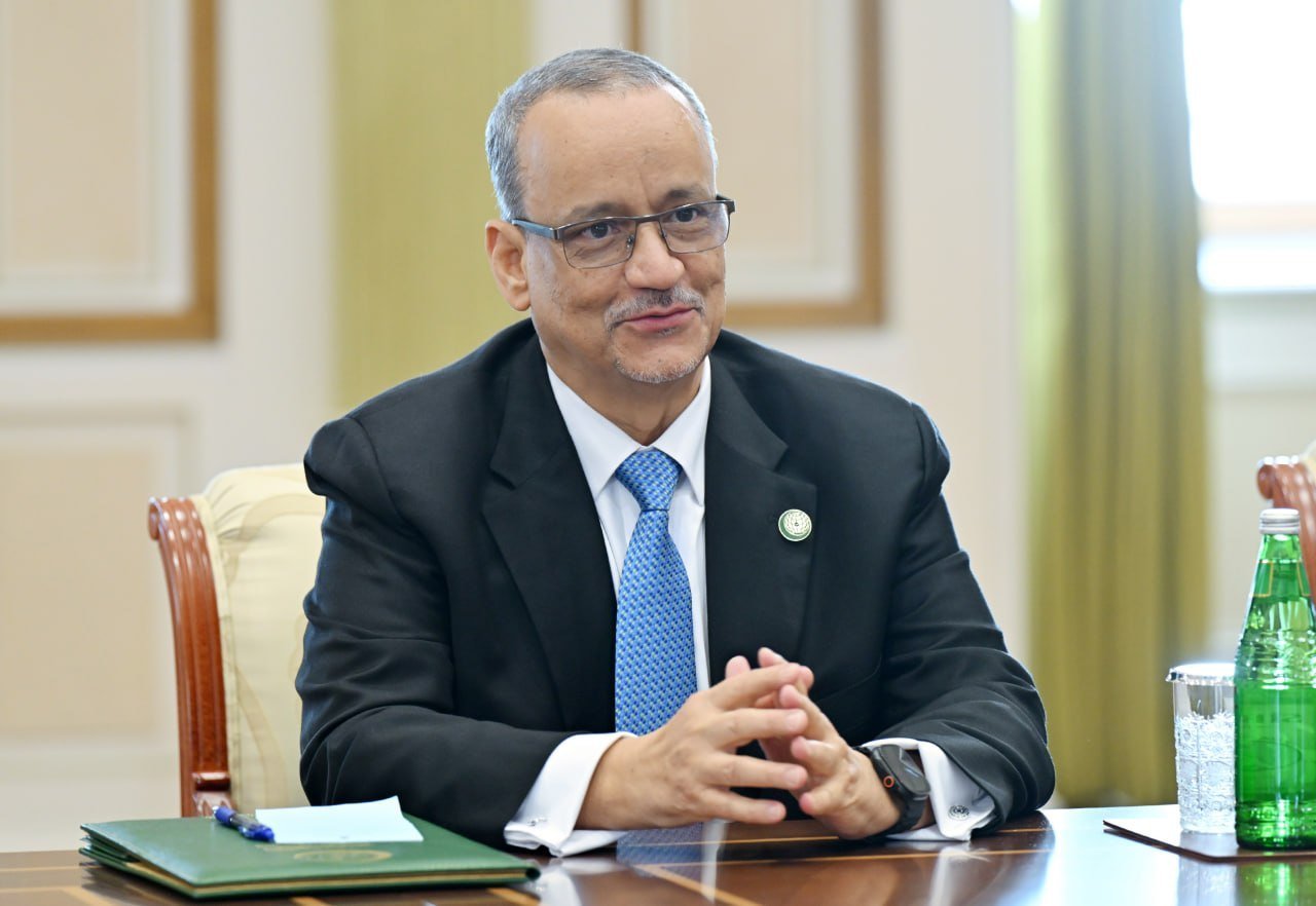 İlham Əliyev İslam Əməkdaşlıq Təşkilatının Baş katibini qəbul edib İlham Əliyev İslam Əməkdaşlıq Təşkilatının Baş katibini qəbul edib